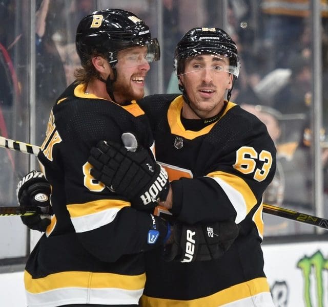 Brad Marchand scores twice, Bruins end Devils 3-game win streak