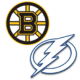 Boston Bruins Tampa Bay Lightning logos