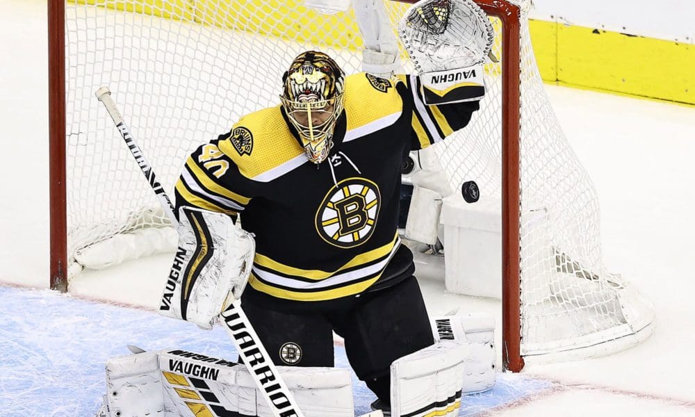Tuukka Rask Providence Boston Bruins Signed Autographed Stick Save 12x18 