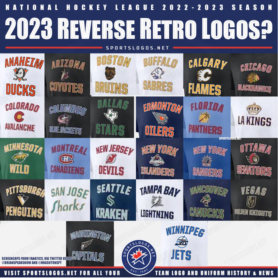 2022-23 All Reverse Retro Jerseys, Page 3
