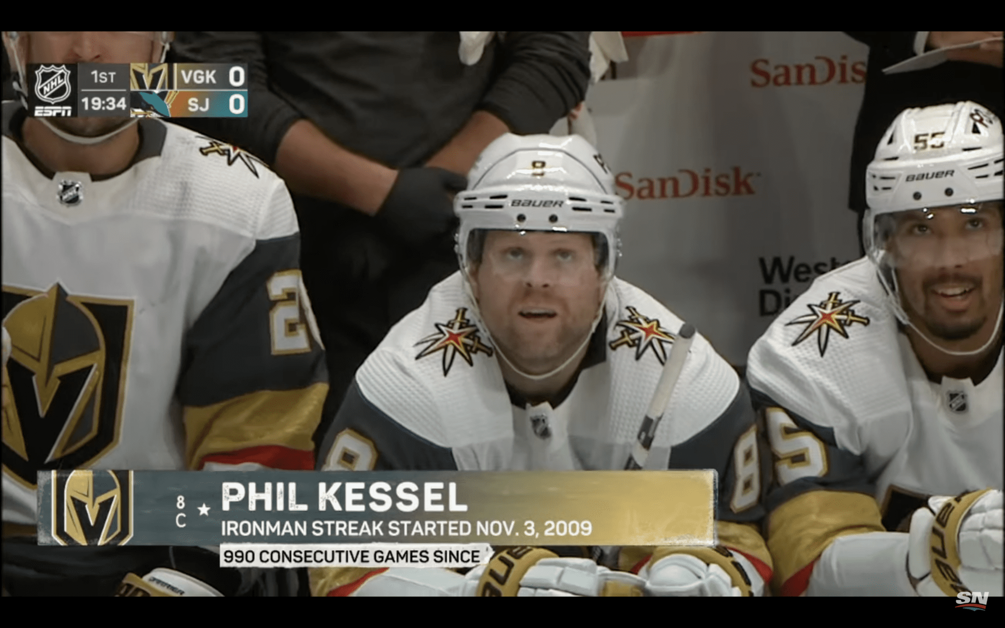 Phil Kessel of Golden Knights set to become NHL's iron man, Golden Knights