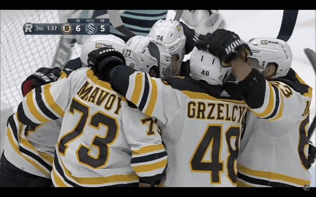 Talking Points: 'Czech Line' Steps Up, Bruins Beat Kraken 6-5