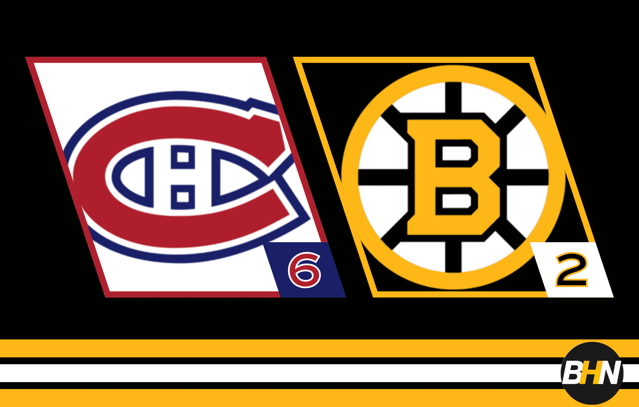 Canadiens 6-2 Bruins December 23, 2025