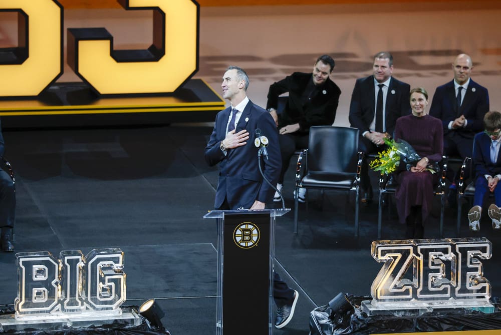 Chara Bruins Number Retirement