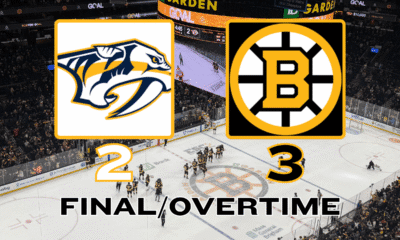 Predators 2-3 Bruins (OT) January 27, 2026