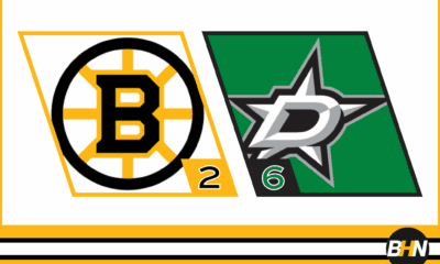 Bruins 2-6 Stars