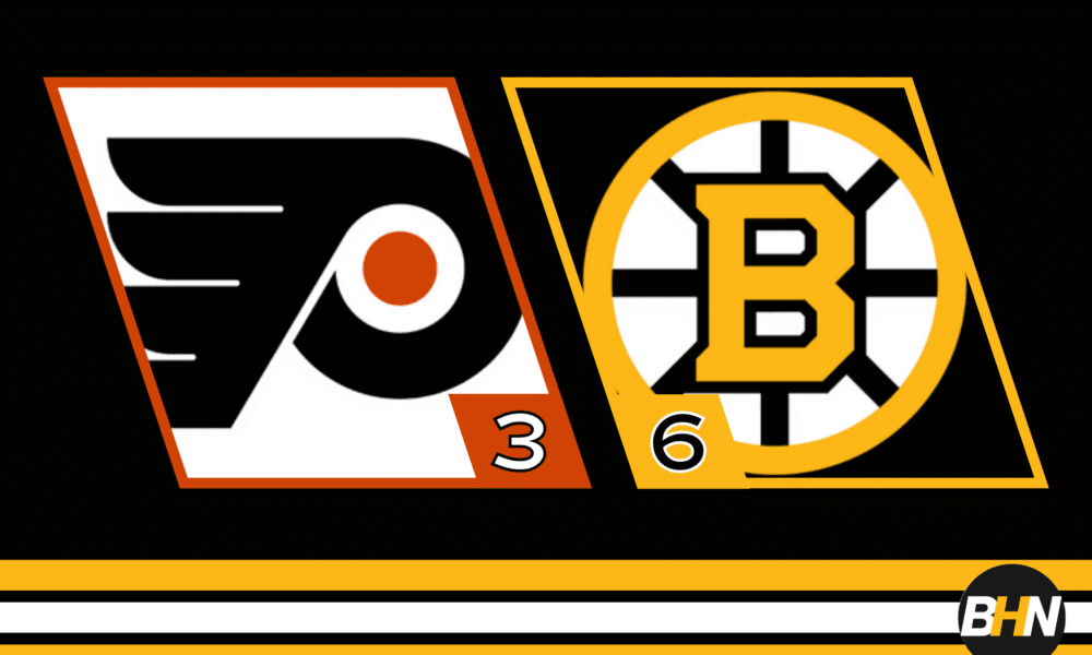 Flyers 3-6 Bruins January 29, 2026