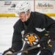 Billy Sweezey with the Providence Bruins