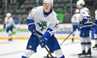 Lukas Reichel bruins Photo courtesy Abby Canucks