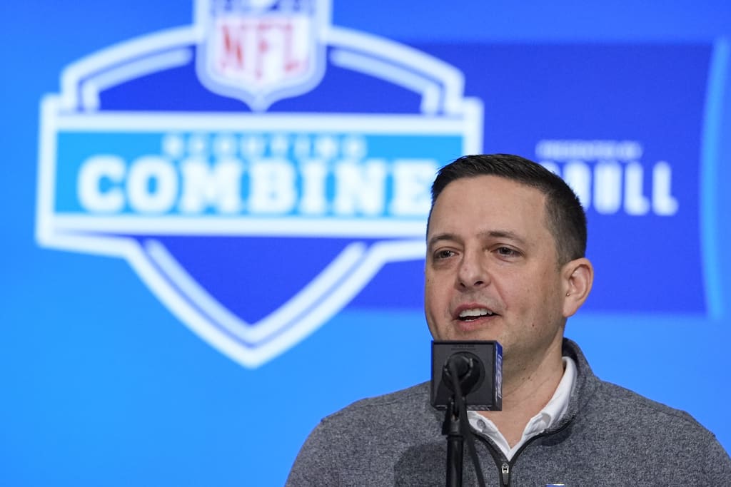 Eliot Wolf Meets the Media at the NFL Scouting Combine